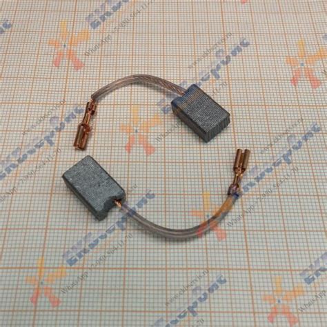 PWS125-C3/34 P.I.T. Щетки угольные 9,5х6х15мм (поводок, клемма-мама ...