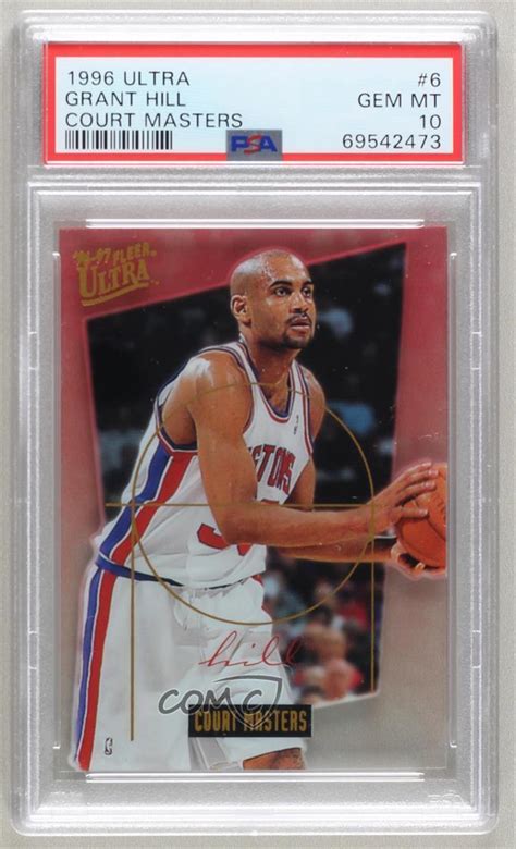 1996 97 Fleer Ultra Court Masters Grant Hill 6 PSA 10 GEM MT HOF EBay