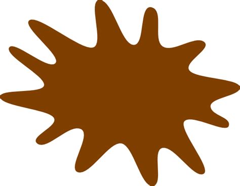 Brown Splatter Of Paint - ClipArt Best