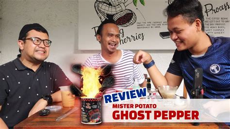 Mister Potato Ghost Pepper Chips X DAEBAK DIKSI REVIEW YouTube