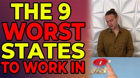 The Worst States To Work In Youtube