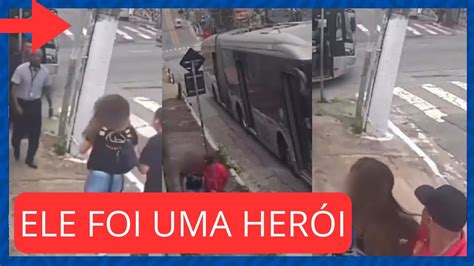 MULHER ATACADA POR HOMEM É SALVA POR MOTORISTAS E PASSAGEIROS DE ÔNIBUS