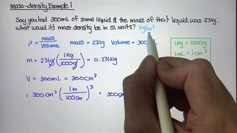 How To Calculate Liquid Density