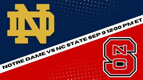 Notre Dame Fighting Irish Vs Nc State Wolfpack Prediction And Picks