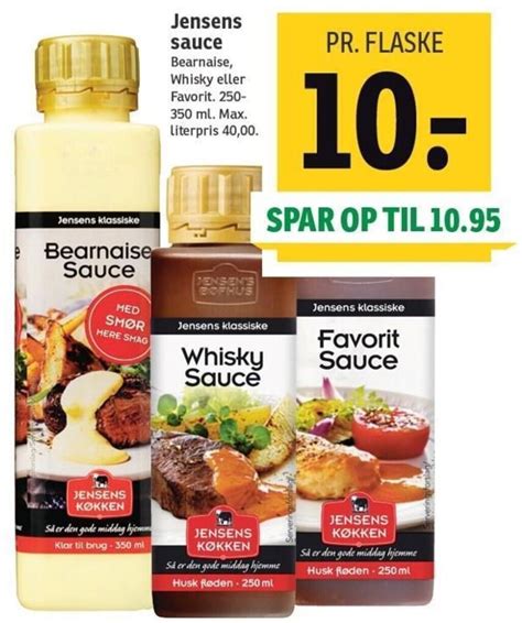 Jensens Sauce 250 350ml Tilbud Hos SPAR