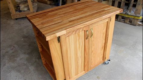 Build A Rolling Kitchen Island Youtube