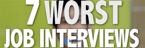 7 Worst Job Interviews VIDEO