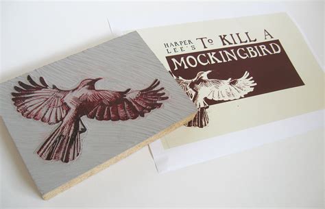 To Kill A Mockingbird Printmaking on Behance