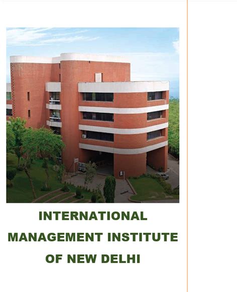 Imi Delhi Admission Fees Eligibility Cut Off Etc