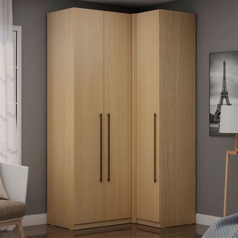 Guarda Roupa Modulado Infinity 3 Portas 3 Gavetas Savana Genialflex