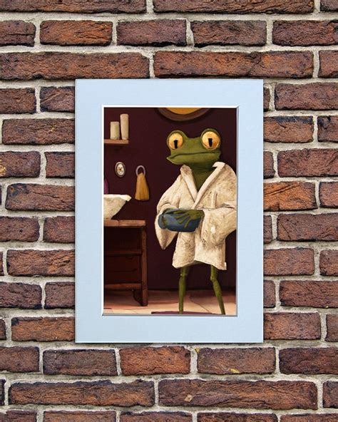 Groggy Froggy Morning Brew Digital Art Print Etsy