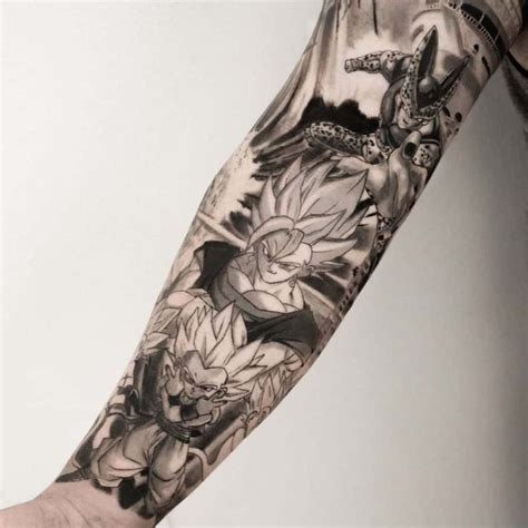 Dragon Ball Tattoo Sleeve Dragon Ball Tattoo Tattoo Designs And