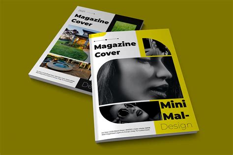 Minimalist Magazine Cover Page Design on Behance