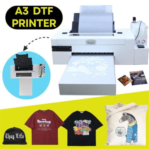 Digital A Inkjet T Shirt Printing Machine Heat Transfer Pet Film Dtf