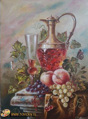 Натюрморт с кувшином, картина | Fruit artwork, Nature art painting ...
