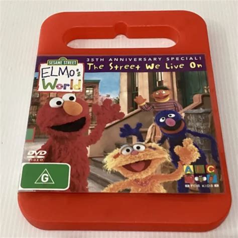 Sesame Street Elmo World The Street We Live On Dvd Region Abc For