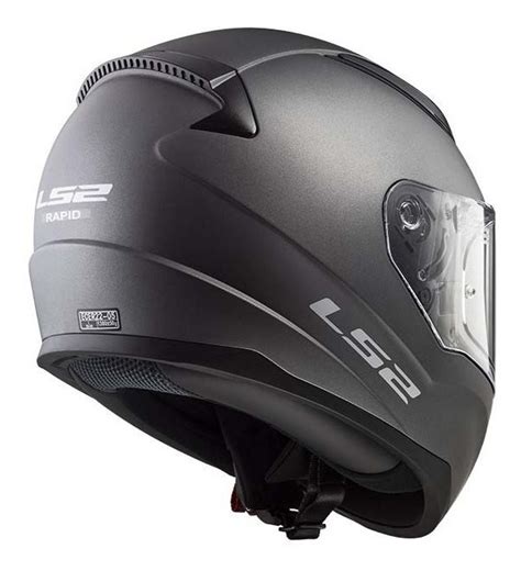 Casco Cerrado Ls Rapid Solid Titanium Mate R R Pulsar Fz R Meses