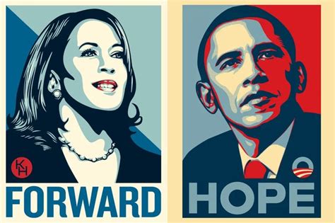 Obey S Shepard Fairey Creates Kamala Harris Graphic In Style Of His