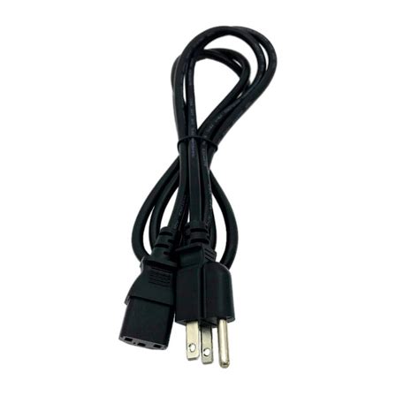 Kentek 6 Feet Ft 3 Prong Universal Ac Power Cable Cord For Pc Computer Monitor Printer Tv