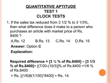 Aptitude Questions And Answers With Explanation