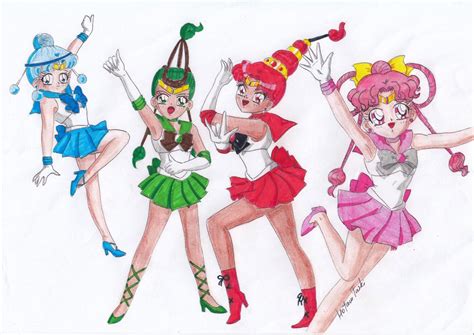 Chibi Sailor Asteroids By Hotaru Saturn On Deviantart
