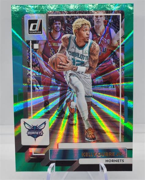 Donruss Kelly Oubre Jr Holo Green Lazer Mint Ebay