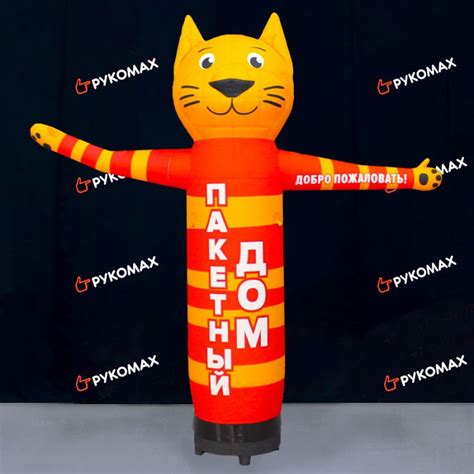 Рекламный Кот Рукомах надувная фигура
