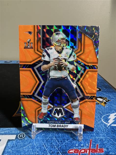 Mavin Panini Mosaic Tom Brady Super Bowl Li Mvp Orange Reactive