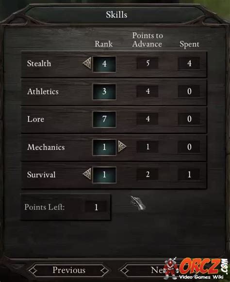 Pillars of Eternity: Skills - Orcz.com, The Video Games Wiki