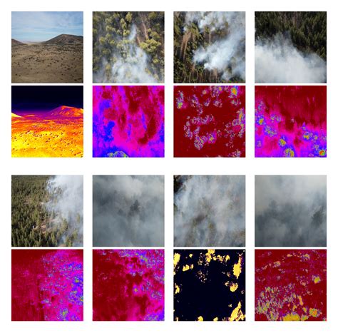 Flame Fire Detection And Modeling Aerial Multi Spectral Image