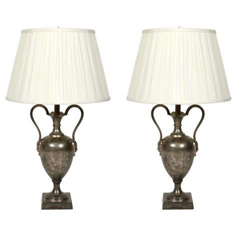 Lenox Pair Of Urn Lamps At 1stdibs