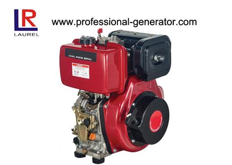 Single Cylinder 4 Stroke Air Cooled 7 4kw 10hp Industrial Diesel Engines With Recoil Electric