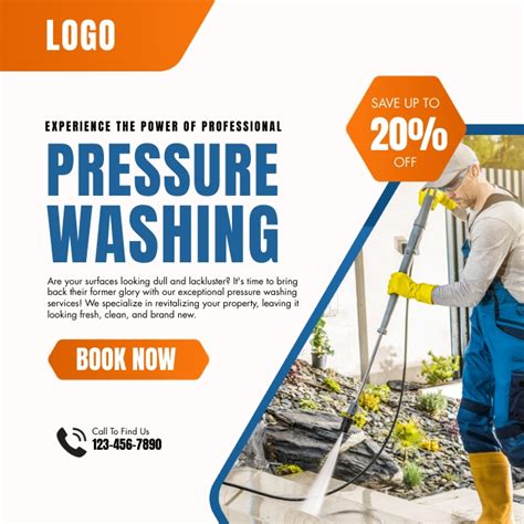 Pressure Washing Services Flyers Template Postermywall