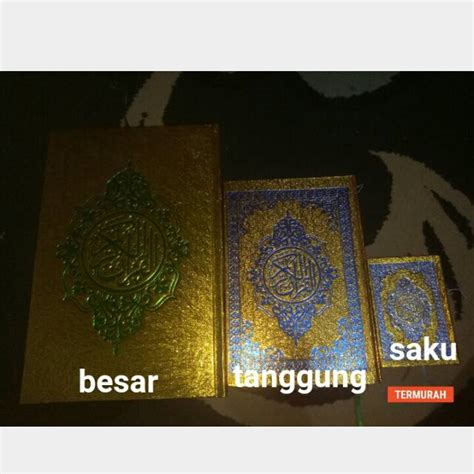 Jual Al Quran Hardcover Sampul Emas Saku Kecil Shopee Indonesia