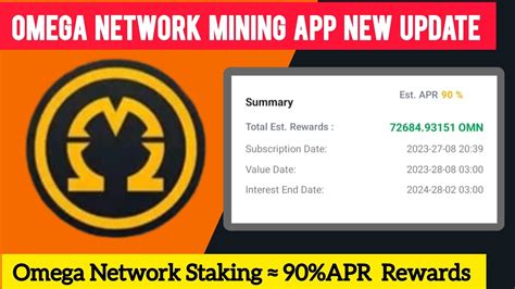 Omega Network Mining App New Update Omega NetworkStaking Rewards Free