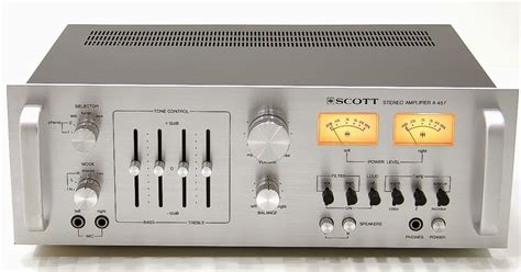 Golden Age Of Audio Scott A 457 Vintage Stereo Amplifier