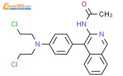 N 4 4 Bis 2 Chloroethyl Amino Phenyl Isoquinolin 3 Yl Acetamide