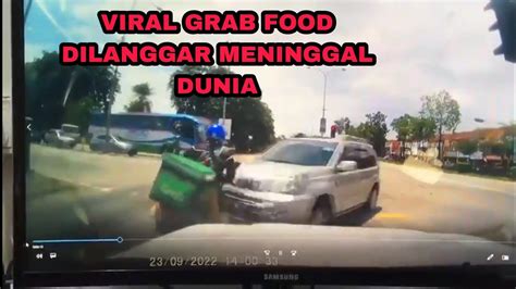 VIRAL RIDER GRAB FOOD MENINGGAL DUNIA DIREMPUH DI TRAFFIC LIGHT PASIR