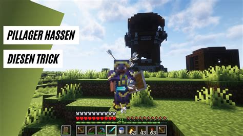 Pillager Außenposten gefunden Villager werden überfallen Minecraft