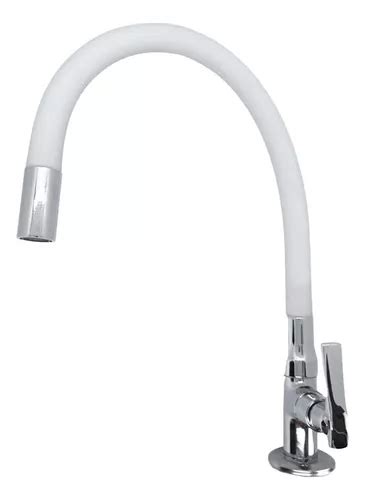 Grifo Flexible Gourmet Para Encimera De Cocina Acabado Blanco