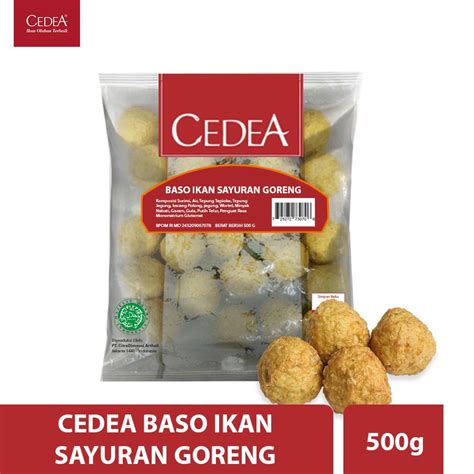 Jual CEDEA Baso Ikan Sayuran Goreng 500gr Cedea Fried Vegetable Fish