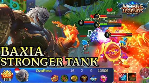 BAXIA BEST BUILD BY TOP 1 GLOBAL BAXIA MOBILE LEGENDS YouTube