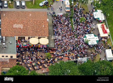 Aerial View Soccer World Cup 2014 Aerial View Public Viewing In The