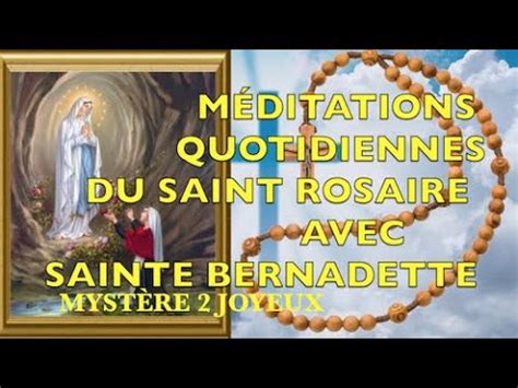 Me Myst Re Joyeux Du Saint Rosaire De Lourdes M Dit Avec Sainte