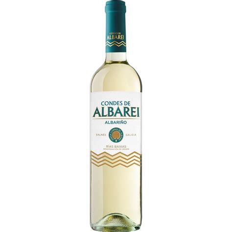 Comprar Vino blanco Albariño 100 DO Rías Baixas botella 75 cl CONDES