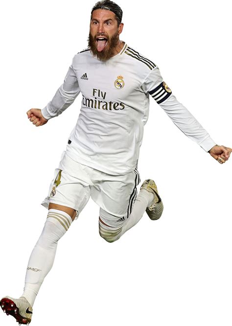 Sergio Ramos Real Madrid Football Render Footyrenders