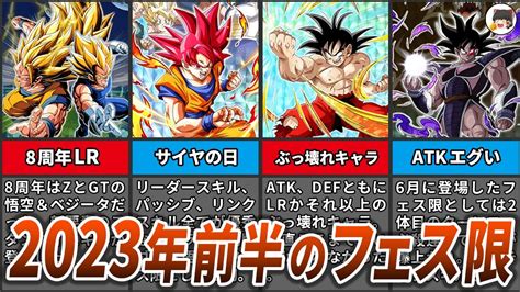 【ドッカンバトル】2023年前半のフェス限まとめ Youtube