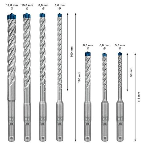 Bosch Expert Sds Plus Betonbohrer Set Sds Plus X Tlg