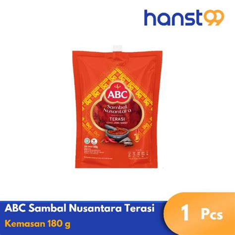 Jual Abc Sambal Nusantara Terasi 180 G Shopee Indonesia