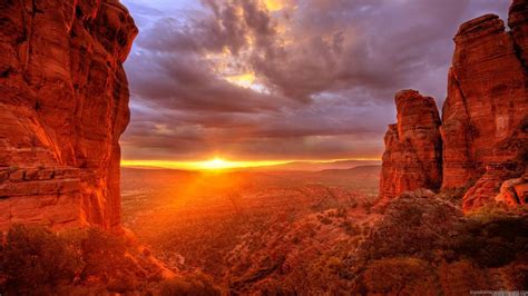 Beautiful Arizona Sunset Wallpaper 1920x1080 26789 Arizona Sunset Sunset Wallpaper